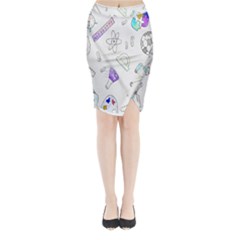 Hd-wallpaper-b 018 Midi Wrap Pencil Skirt