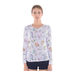 Hd-wallpaper-b 016 Women s Long Sleeve Tee