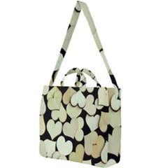 Heart-003 Square Shoulder Tote Bag by nate14shop