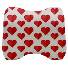 Heart-004 Velour Head Support Cushion by nate14shop