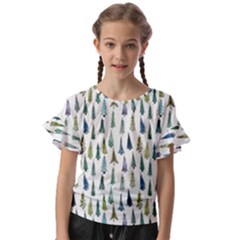 Christmas Tree Kids  Cut Out Flutter Sleeves by nate14shop