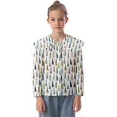 Christmas Tree Kids  Peter Pan Collar Blouse by nate14shop