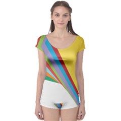 Paper Boyleg Leotard  by nate14shop