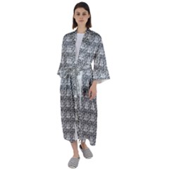 Digitalart Maxi Satin Kimono by Sparkle