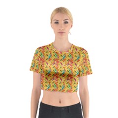 Pattern- B 001 Cotton Crop Top by nate14shop