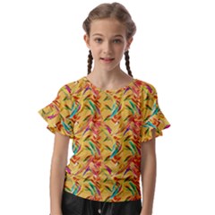 Pattern- B 001 Kids  Cut Out Flutter Sleeves