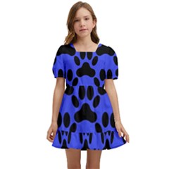 Pattern-b 003 Kids  Short Sleeve Dolly Dress