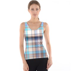 Plaid Tank Top by nate14shop