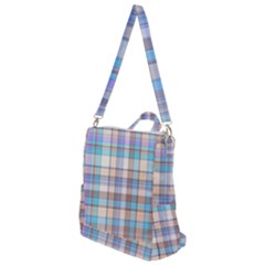 Plaid Crossbody Backpack by nate14shop