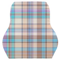 Plaid Car Seat Back Cushion 