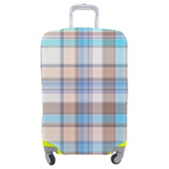 Plaid Luggage Cover (medium) by nate14shop