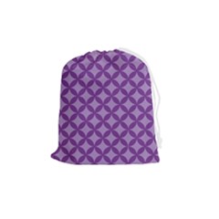 Purple-background Drawstring Pouch (medium) by nate14shop