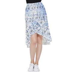 Puzzle Frill Hi Low Chiffon Skirt by nate14shop