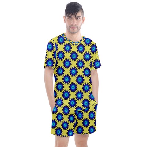 Rosette Men s Mesh Tee And Shorts Set by nate14shop