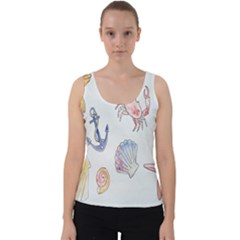 Sea-b 001 Velvet Tank Top by nate14shop