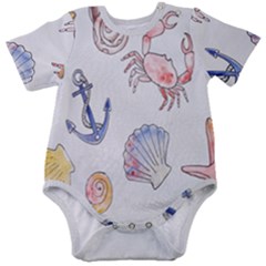 Sea-b 001 Baby Short Sleeve Onesie Bodysuit by nate14shop