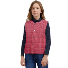 Skin Kid s Short Button Up Puffer Vest	