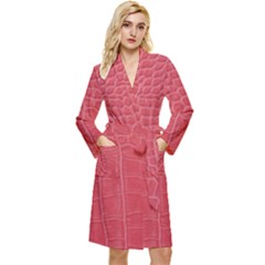 Skin Long Sleeve Velour Robe