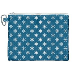 Snowflakes 001 Canvas Cosmetic Bag (xxl) by nate14shop