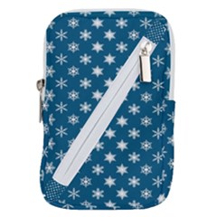 Snowflakes 001 Belt Pouch Bag (small)