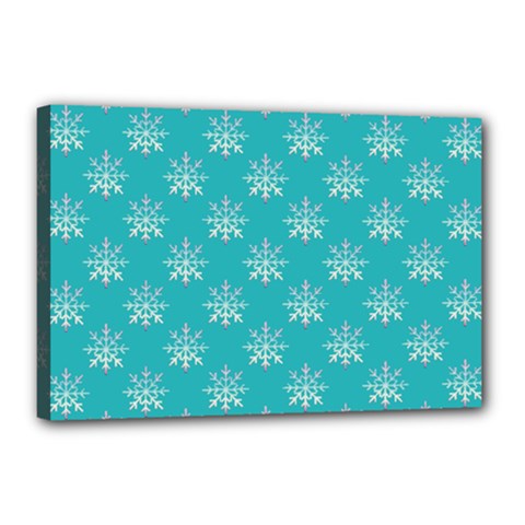 Snowflakes 002 Canvas 18  X 12  (stretched)