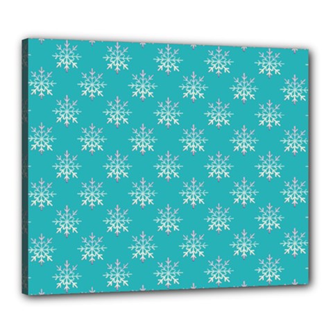 Snowflakes 002 Canvas 24  X 20  (stretched)