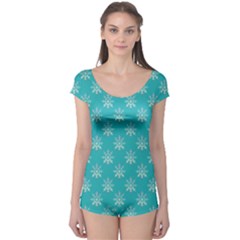 Snowflakes 002 Boyleg Leotard  by nate14shop