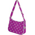 Star-pattern-b 001 Zip Up Shoulder Bag View2