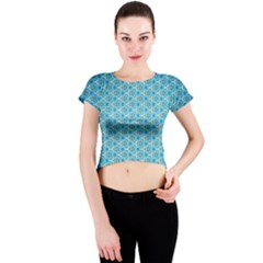 Texture Crew Neck Crop Top