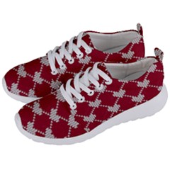 Christmas-seamless-knitted-pattern-background Men s Lightweight Sports Shoes by nate14shop