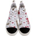 Christmas-seamless-pattern-with-fir-branches Men s Mid-Top Canvas Sneakers View1