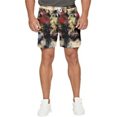 Ara-bird-parrot-animal-art Men s Runner Shorts by Jancukart