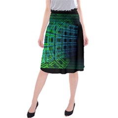 Technology-artificial-intelligence Midi Beach Skirt by Jancukart