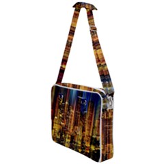 Skyline-light-rays-gloss-upgrade Cross Body Office Bag by Jancukart