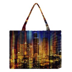 Skyline-light-rays-gloss-upgrade Medium Tote Bag by Jancukart