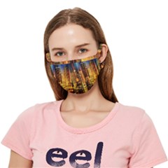 Skyline-light-rays-gloss-upgrade Crease Cloth Face Mask (adult) by Jancukart