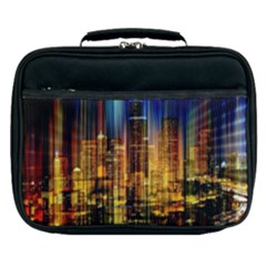 Skyline-light-rays-gloss-upgrade Lunch Bag by Jancukart