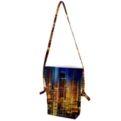 Skyline-light-rays-gloss-upgrade Folding Shoulder Bag by Jancukart