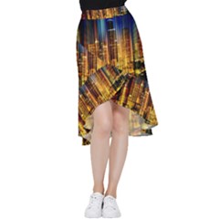 Skyline-light-rays-gloss-upgrade Frill Hi Low Chiffon Skirt by Jancukart