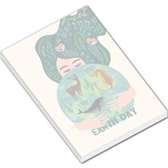 Earth Day Large Memo Pad by walala