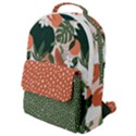tropical polka plants 2 Flap Pocket Backpack (Small) View1