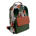 tropical polka plants 2 Flap Pocket Backpack (Small) View2
