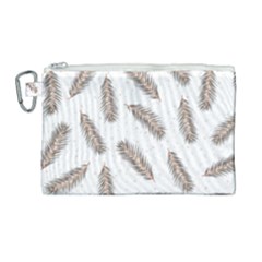 Christmas-seamless-pattern-with-gold-fir-branches Canvas Cosmetic Bag (large) by nate14shop