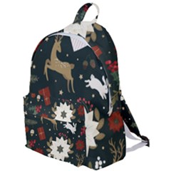 Hand Drawn Christmas Pattern Design The Plain Backpack by nate14shop