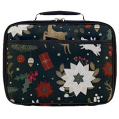 Hand Drawn Christmas Pattern Design Full Print Lunch Bag by nate14shop
