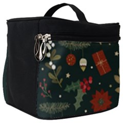 Hand Drawn Christmas Pattern Design Make Up Travel Bag (big) by nate14shop