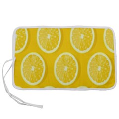 Lemon-fruits-slice-seamless-pattern Pen Storage Case (m) by nate14shop