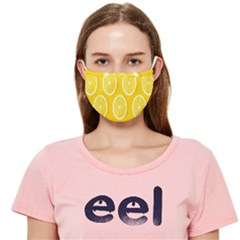 Lemon-fruits-slice-seamless-pattern Cloth Face Mask (adult) by nate14shop