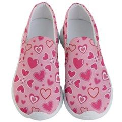 Scattered-love-cherry-blossom-background-seamless-pattern Men s Lightweight Slip Ons by nate14shop