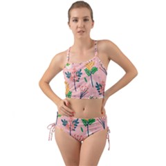 Seamless-floral-pattern 001 Mini Tank Bikini Set